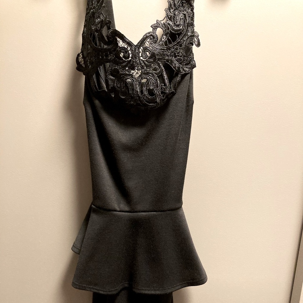 New Black laced to dress